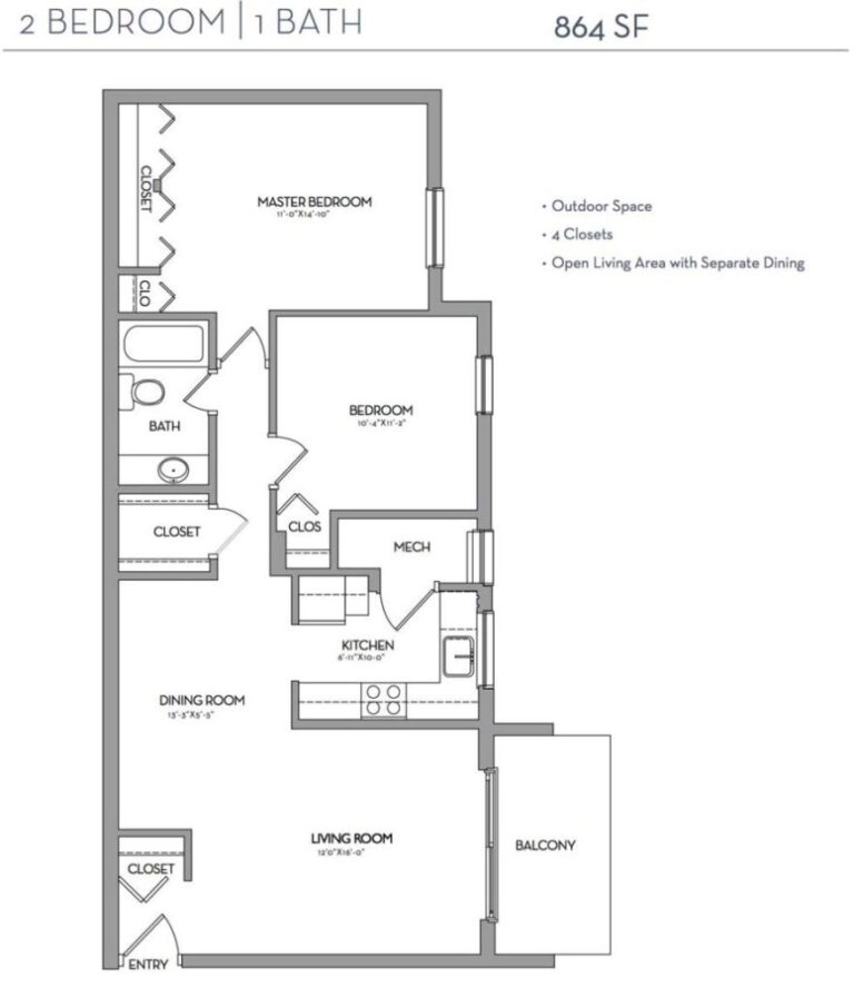 Floor Plan Echelon Glen Apartments